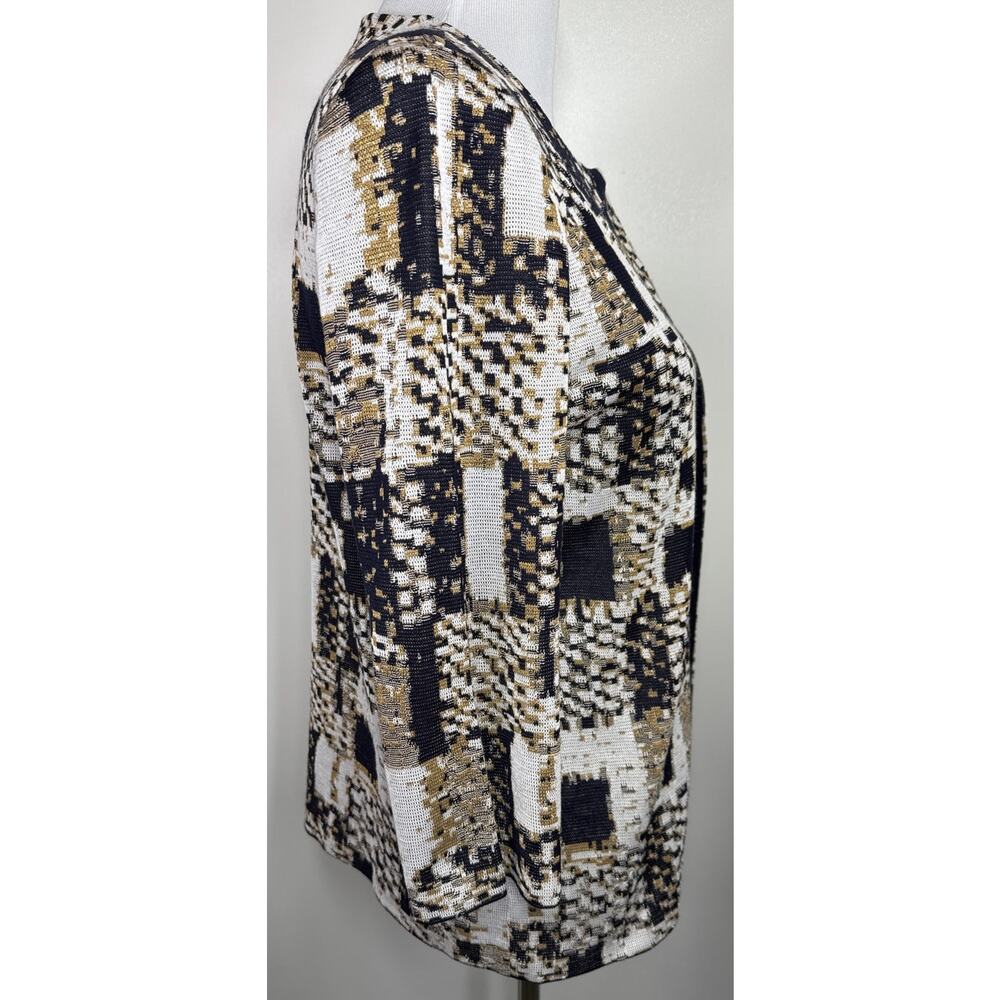 Misook Single Snap Open Front Cardigan, Small - Picture 5 of 8